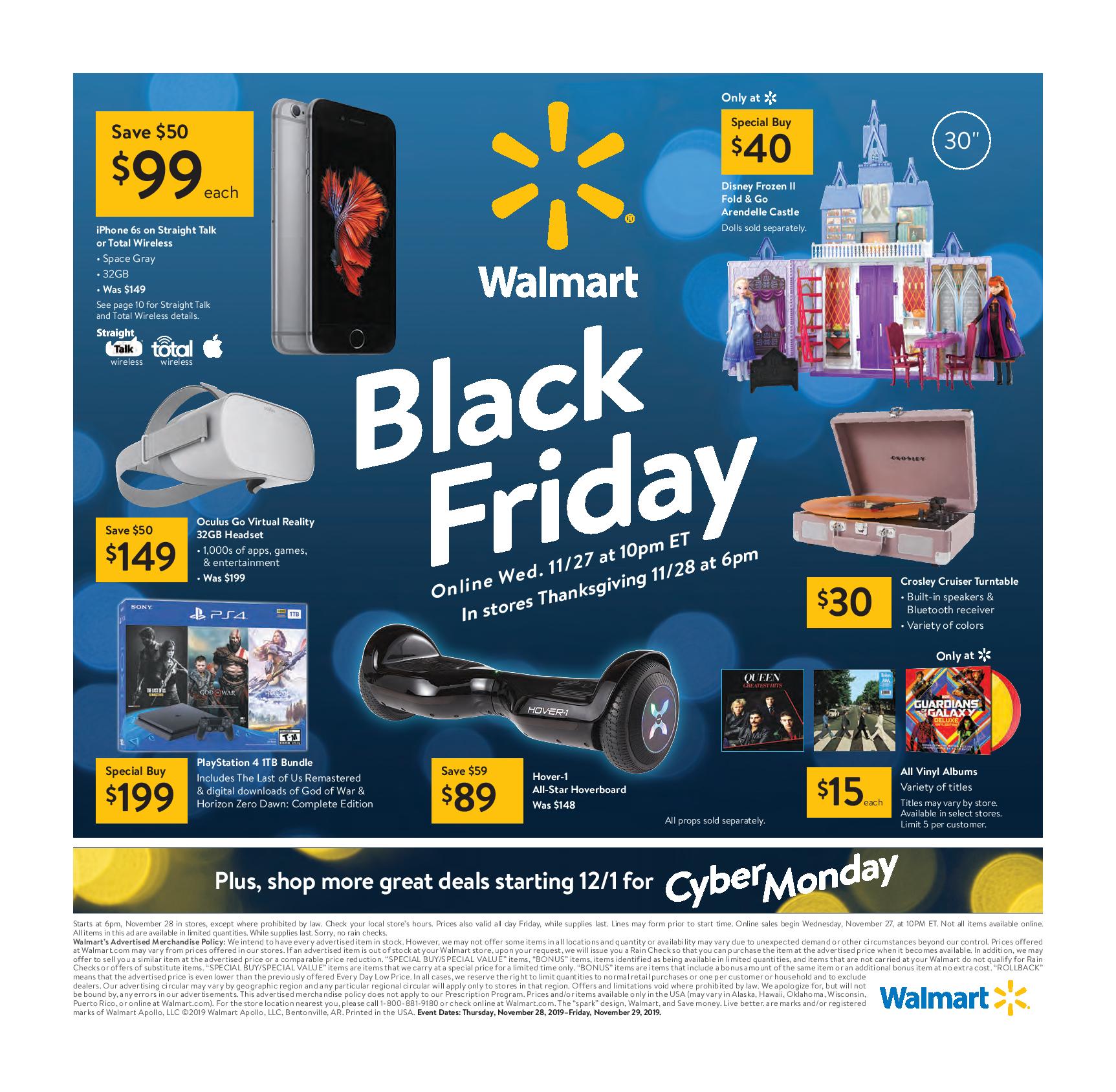 Promoção Black Friday Walmart Flyer 2019